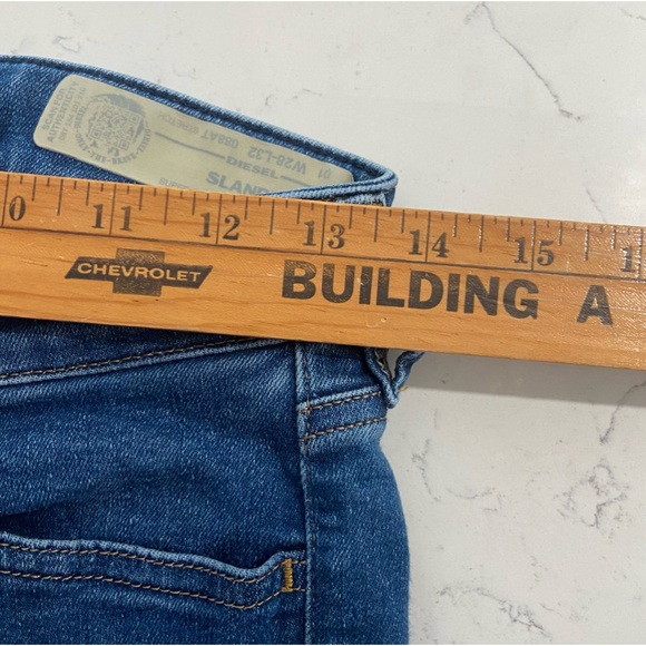 Diesel Industry women’s Super Slim Skinny regular Waist Size 28 with hem - Picture 8 of 9